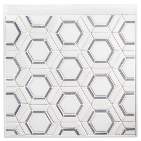 Andova Tiles ANDOVA TILES Hexaco Straight Edge Natural Stone Mosaic Sheet Wall and Floor Tile ANDHEX420